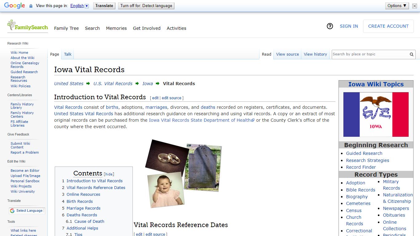 Iowa Vital Records • FamilySearch